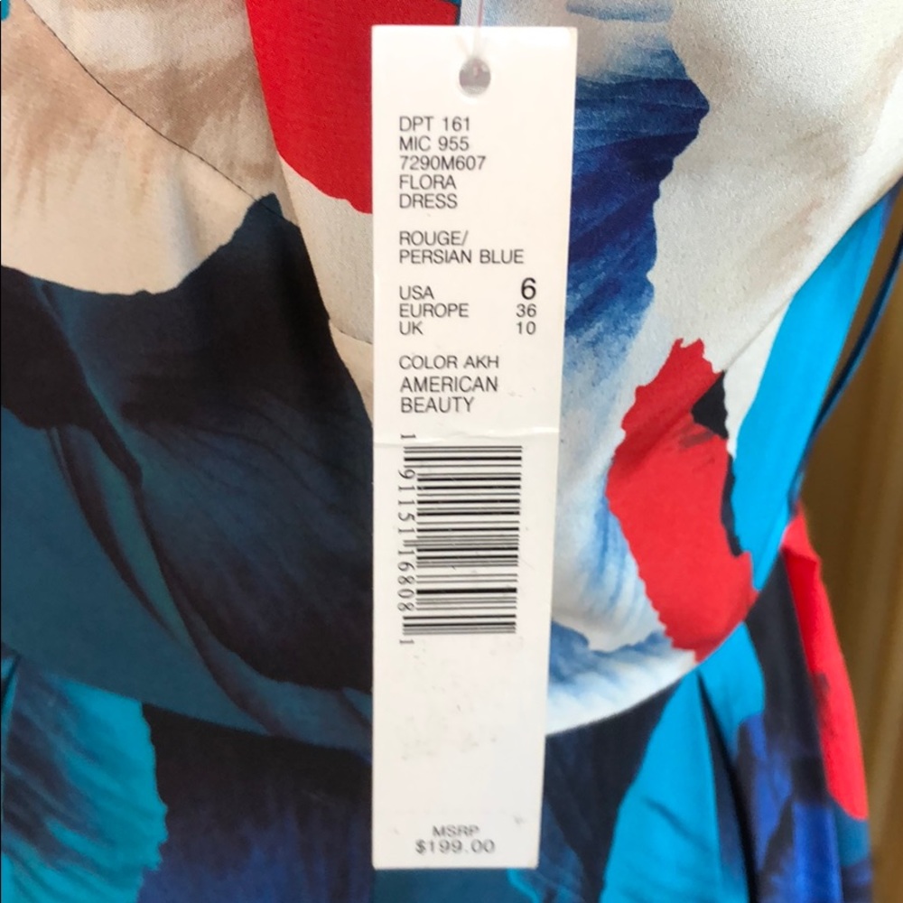 Antonio Melani Floral Silk Dress NWT - Picture 6 of 9